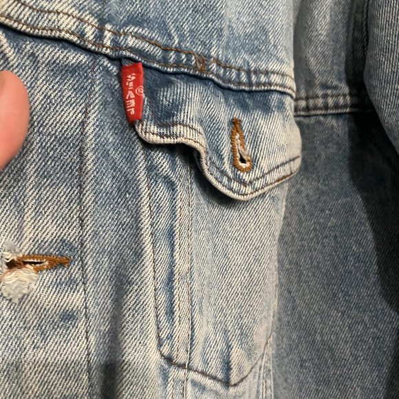 Levis - Vintage Blue Jean Jacket - XL (Oversized) - Picture 3 of 8